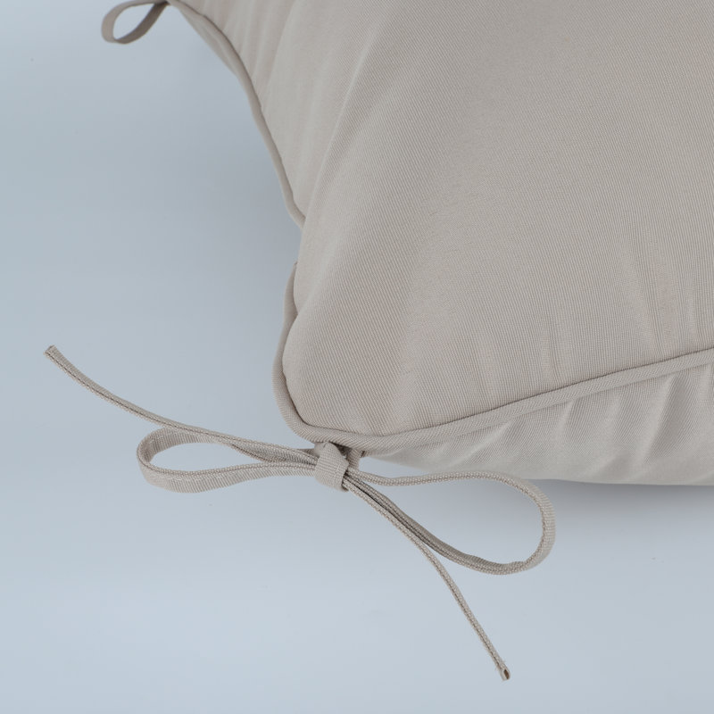 24X24 Inch Outdoor Deep Seat Cushion Set - Waterproof, Fade - Resistant Patio Furniture Cushions, Removable Covers, Adjustable Straps & Handles, Ideal For Chairs/Sofas/Couches, 2 - Piece Beige Design