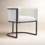 Fauteuil rembourré en similicuir Virgil-455373719