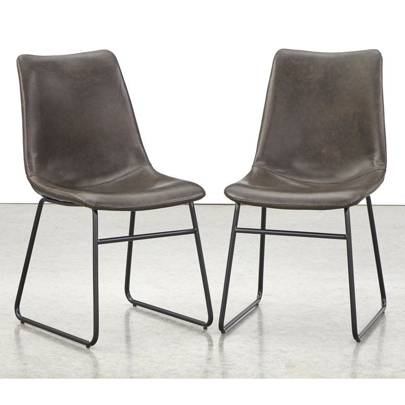 Chaise d'appoint en brun
