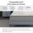  EGOHOME 10.5" Medium Hybrid Mattress-1831122053