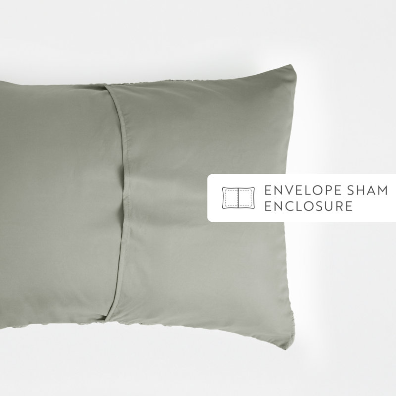 Seersucker Textured Comforter Set, Full / Queen Comforter + 2 Shams, Willow Green