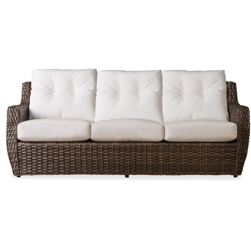 Largo Outdoor 3 - Seat Patio Sofa, Tamer Fog