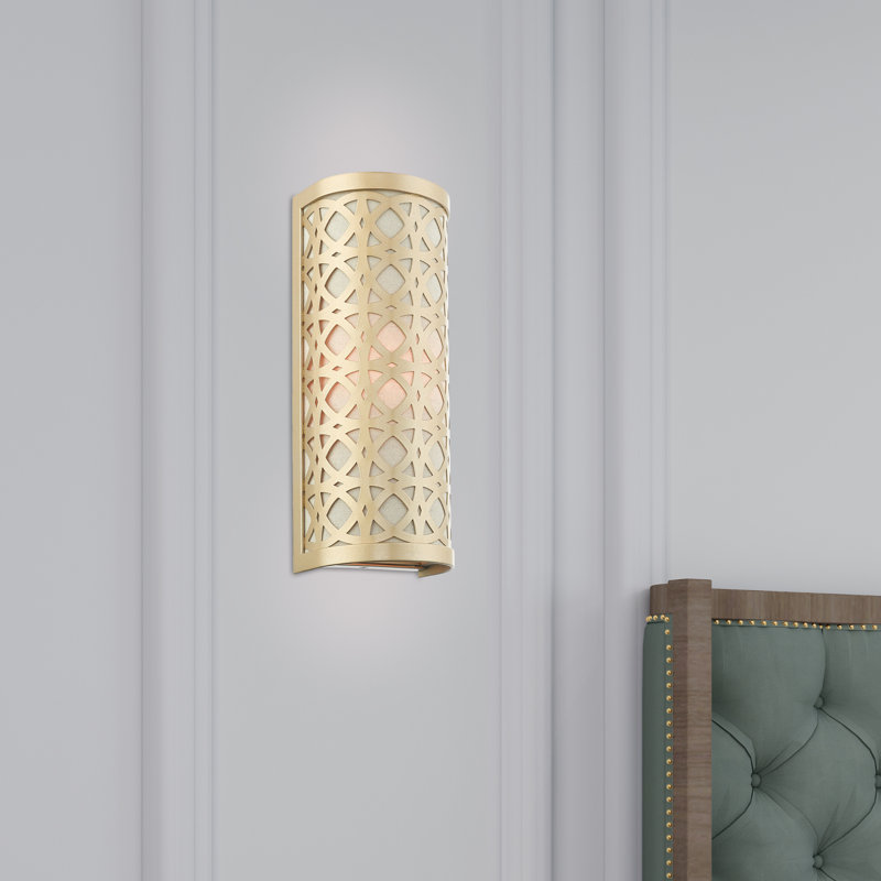 Eraman Flush Mounted Sconce, Soft Gold