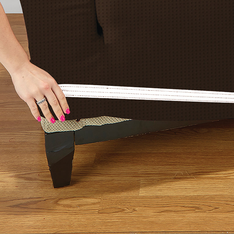 Housse pour fauteuil, Mélange de polyester brun