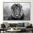 White Floater Framed