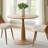 39.5"/34.5" Round Pedestal Dining Table-93912363