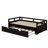 Wooden Daybed With Trundle,Extending Daybed With Trundle-588393064
