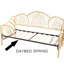 Lit de jour simple en osier-39325099