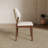 Mid-century Back Side Chair, Faux Leather Dining Chair with Solid Wood Legs, No Assembly Needed-312731110