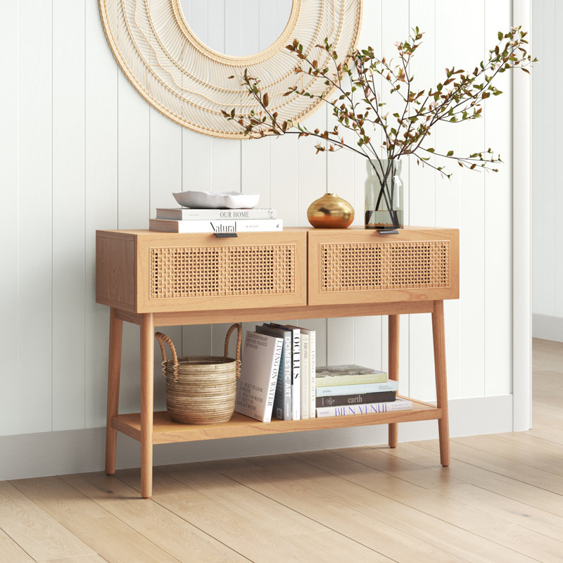 Piercey 42.01" Console Table, Natural