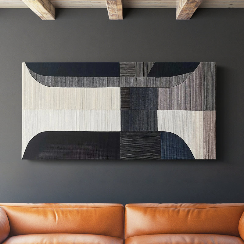 Abstract Series 7 # XCII-Gallery, toile tendue, H 24 po x l 48 po