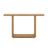 Elegant Minimalist Console Table With Curved Corners-120877053
