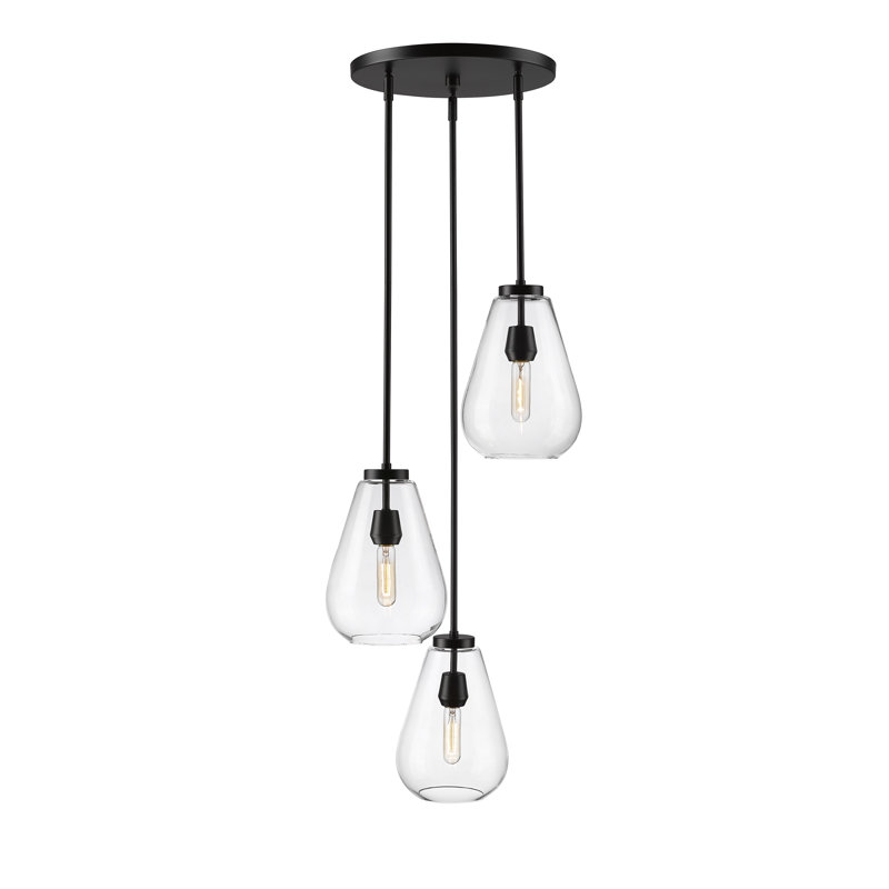 Lustre à 3 lumières Placia Placia