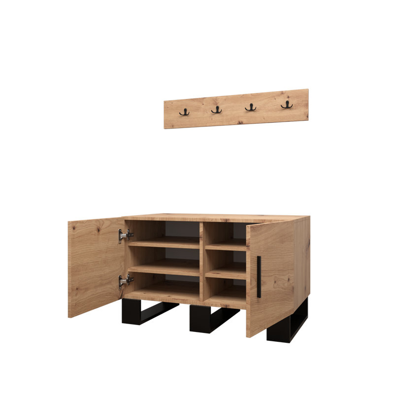12 Pair Shoe Storage Cabinet