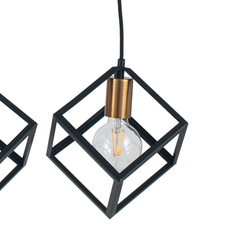 Kesler 3 - Light Black Kitchen Island Pendant