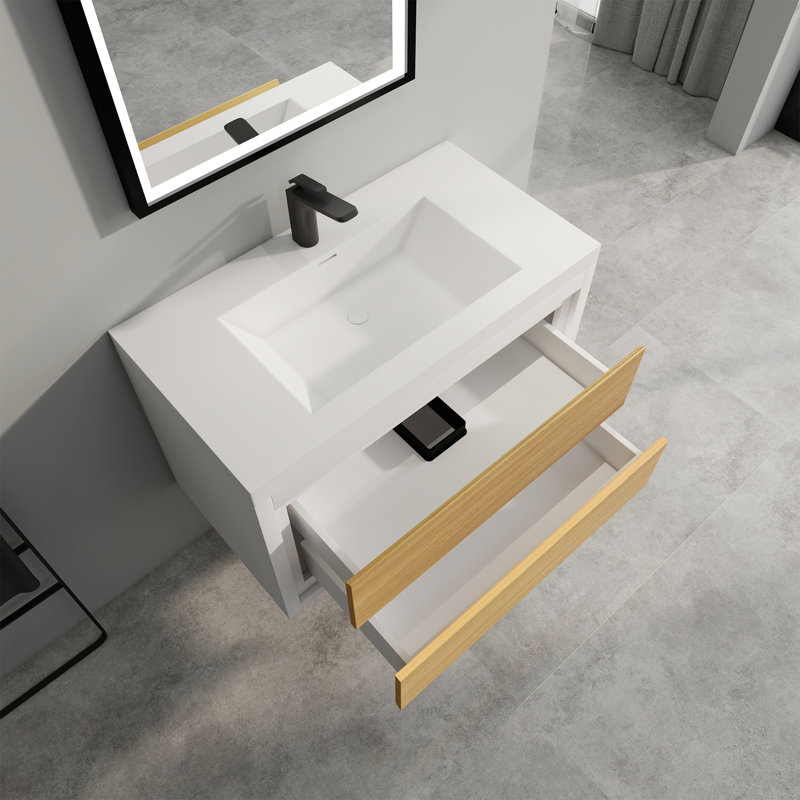Meuble-lavabo simple 36 po avec comptoir