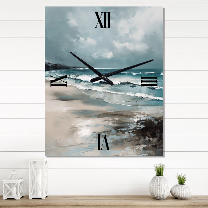 Horloge murale Iounona - Paysages, H 32 po x l 16 po x P 1 po