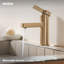 Robinet de salle de bain monocorps et monocommande à un trou avec ensemble de drain Moen Beric, plaque optionnelle incluse-94375264