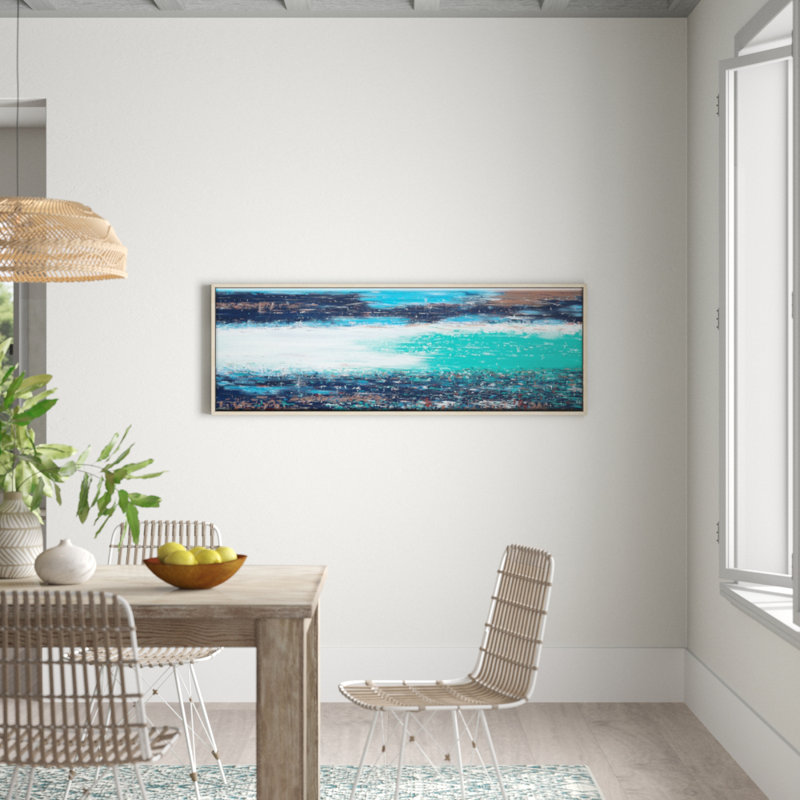 Gary Butcher - Print on Canvas, 32.5cm H x 103.5cm W x 4.5cm D, Wood Floating Framed