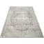 Tapis gris en laine noué à la main de conception unique de style années 1960 de 8 pi 5 po x 12 pi de taille 9 pi x 12 pi