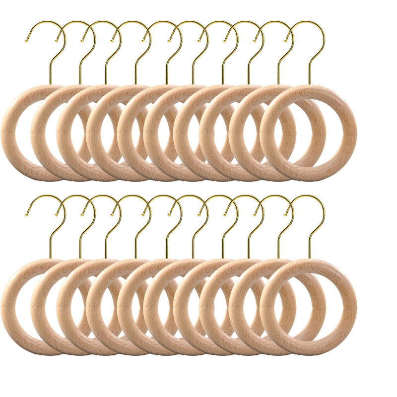 Cintre pour écharpe en bois Silkcircle, 20