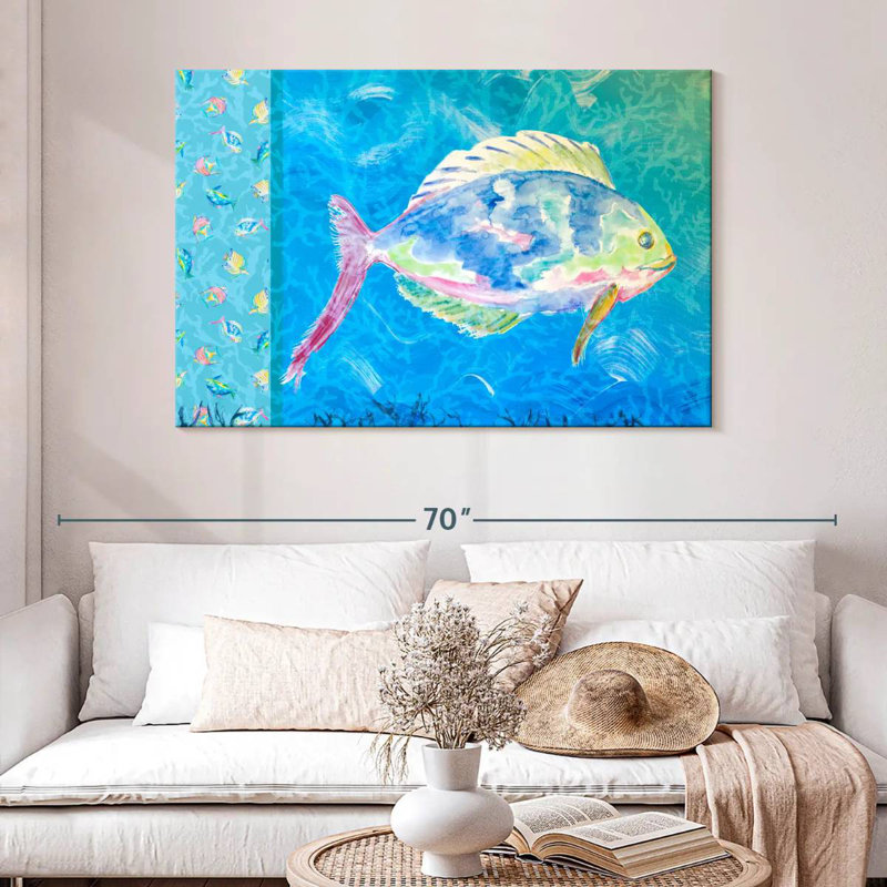 Under The Sea I, 32" H x 48" W
