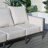 Hudson Aluminum Patio Sofa With Cushions