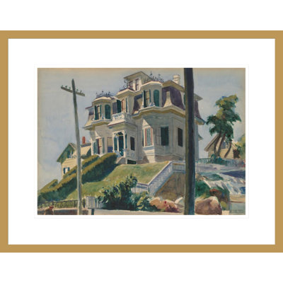 «Haskell's House» par Edward Hopper, impression giclée encadrée