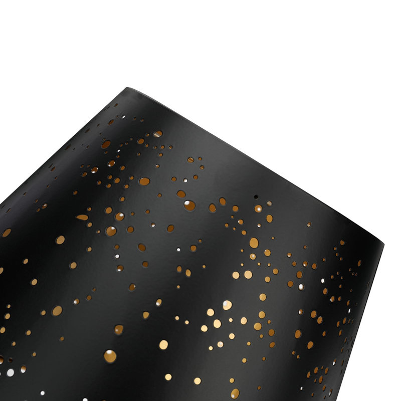 Petit abat-jour, abat-jour en métal gravé pour lampe de table et lampe sur pied, 6 x 10 x 7,5 po, araignée