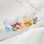 Panier de douche transparent avec rangement pour jouets
