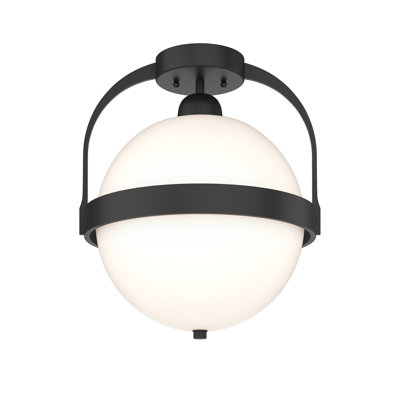 Plafonnier semi-encastré à 1 lumière Atlas