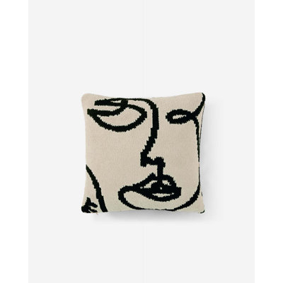 Faces Square Pillow Cover & Insert