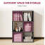 91.51 cm H x 61.51 cm W Particle Board Cube Bookcase