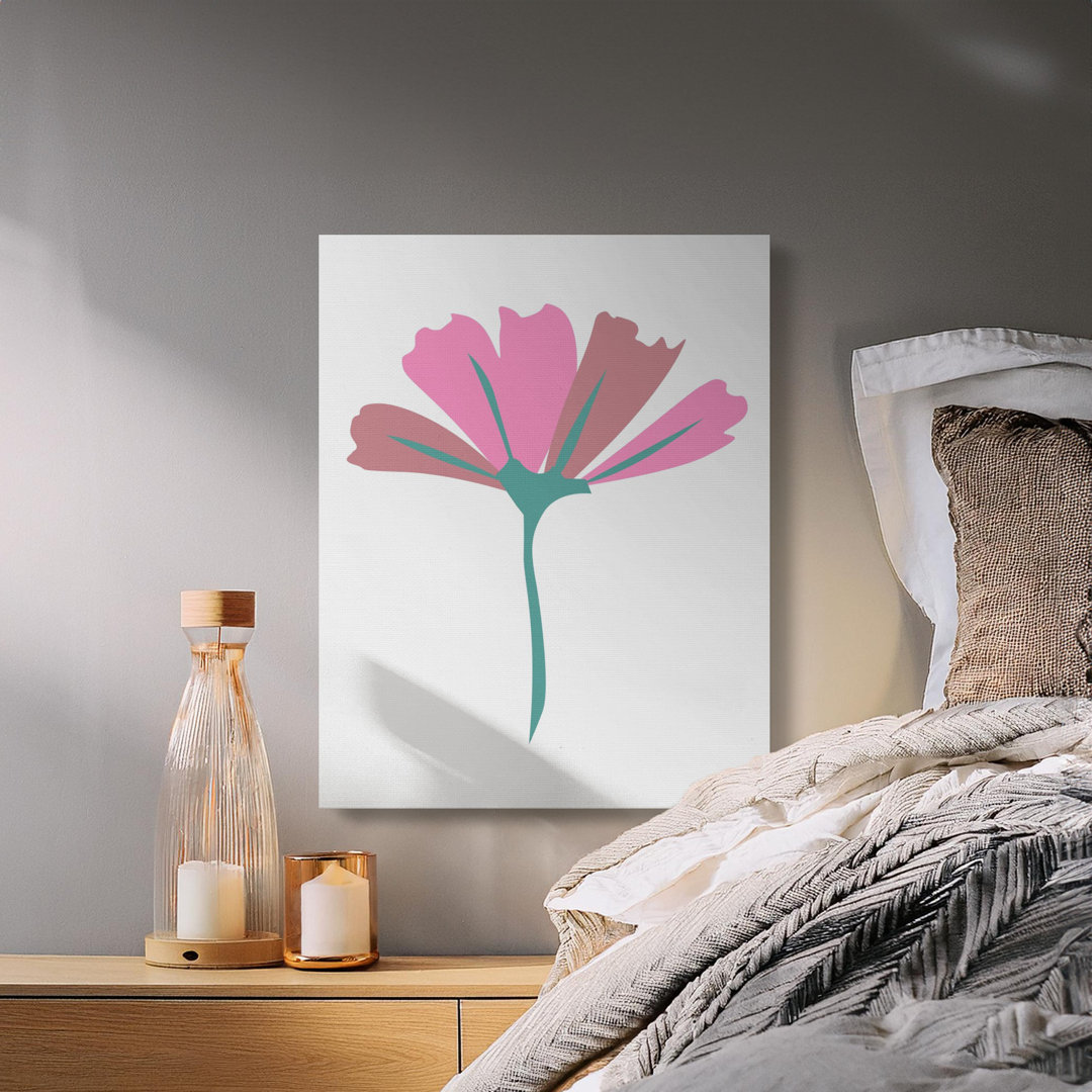 Floral Canvas Wall Art, Abstract Flower Print, Gallery Wrapped Canvas, Modern Home Decor, Ready to Hang, Archival Quality, Statement Piece