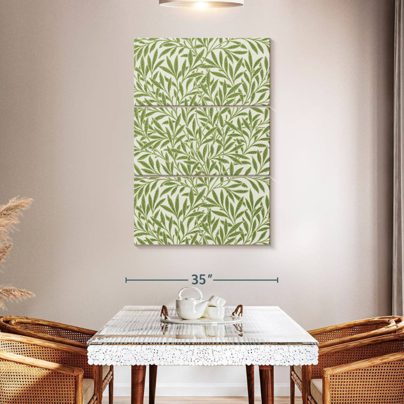 Kerner Willow Pattern, 50" H x 32" W