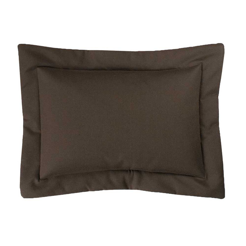 Coussin de petit-déjeuner en coton Izmir, Chocolat
