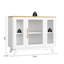 Buffet Storage Cabinet With Fluted Glass Door-166513830