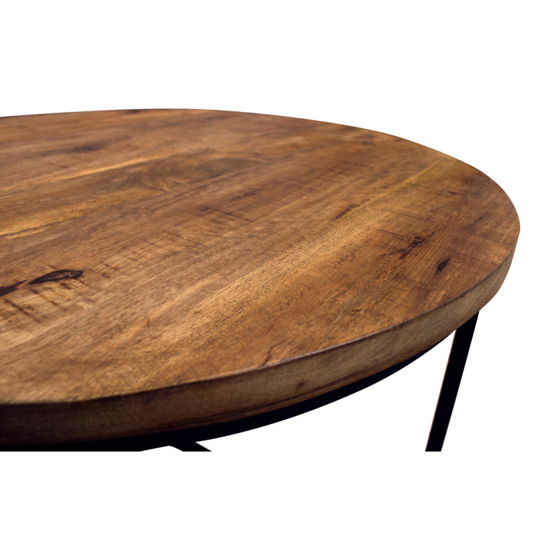 Aevin Solid Wood Top Single Coffee Table