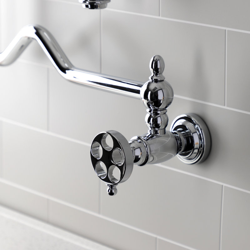 Robinet de cuisine en laiton Kingston, Chrome poli
