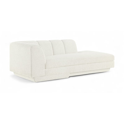 Chaise avec accoudoirs droit en tissu Chiquita