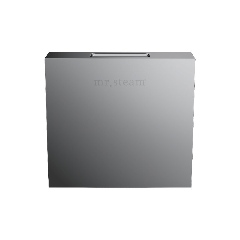 Designer 3 in. Steamhead with AromaTherapy Reservoir in Square , Black