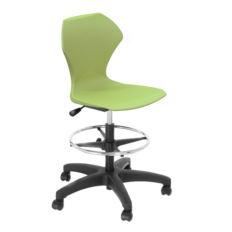 Apex Series Drafting Chair, Green Apple