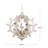 Evelin 6 - Light Dimmable Geometric Chandelier