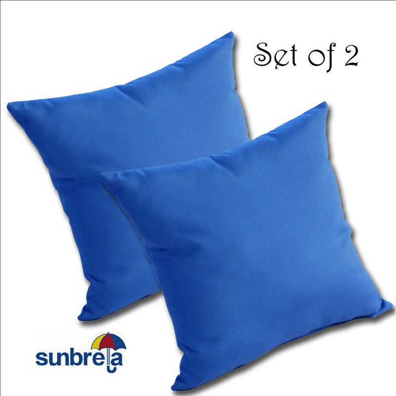 Coussin décoratif extérieur, Bleu pacifique