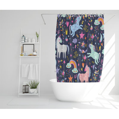 Eljas Polyester Shower Curtain