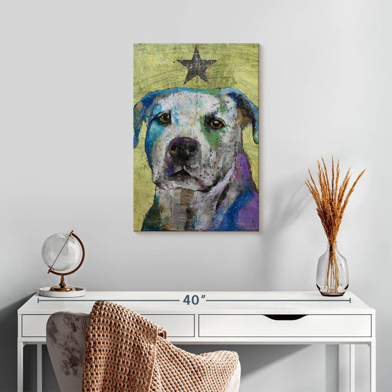Brampt Pit Bull Terrier, 24" H x 16" W