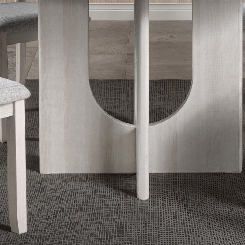 Table de salle à manger Classic Classic 1pc, Blanc, Gris