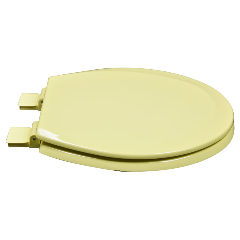 Round Toilet Seat and Lid, Citron Yellow