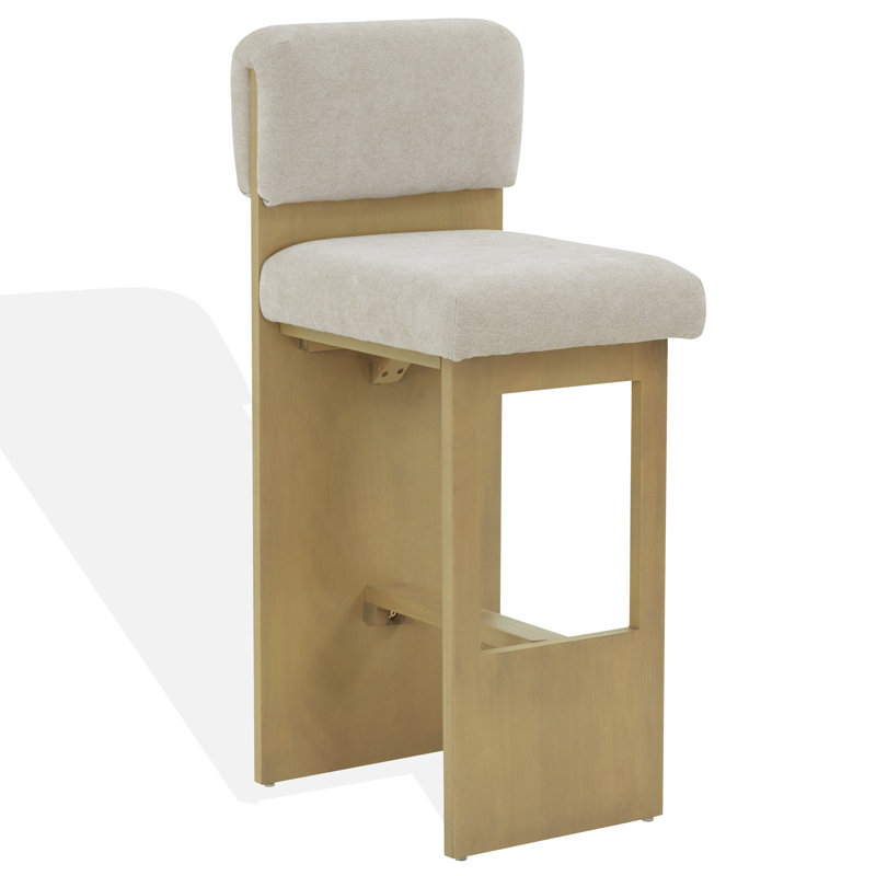 Gerrelt Modern Counter Stool, Bar Stool = 30" Seat Height