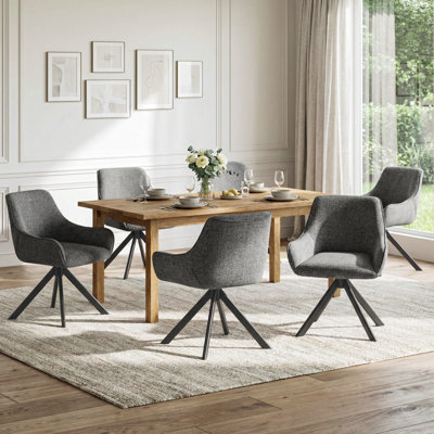 Gefjun 46cm H Upholstered Metal Armchair